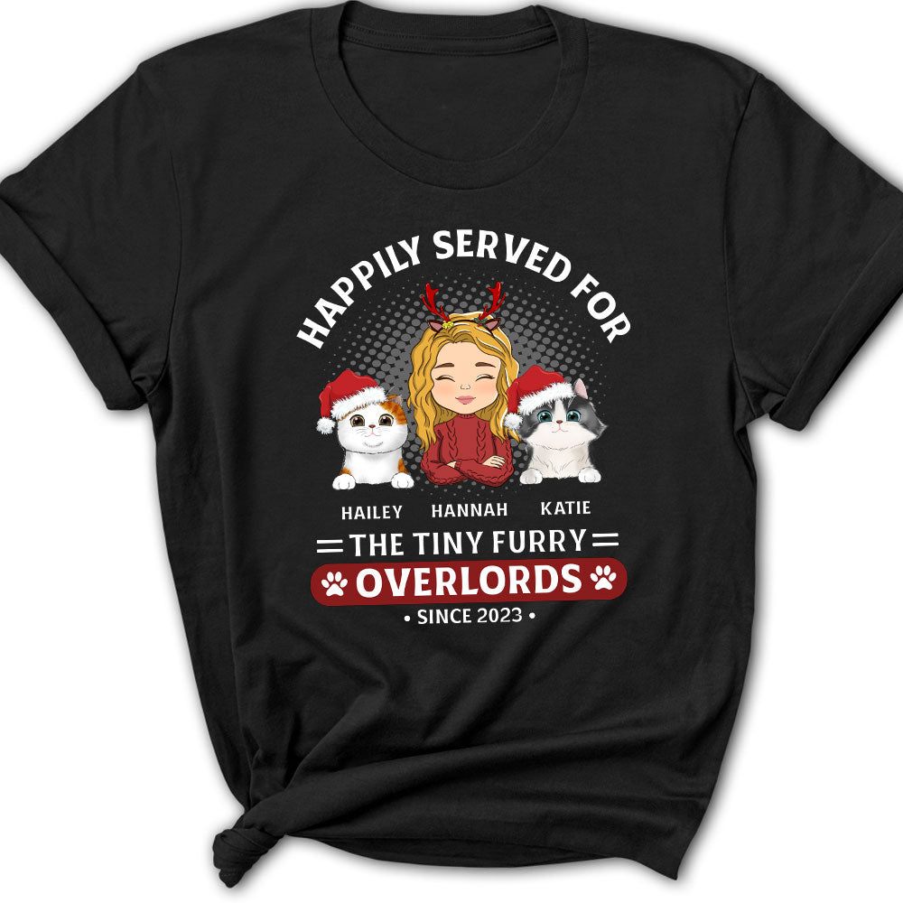 Happily Served For - Personalized Custom Women's T-shirt