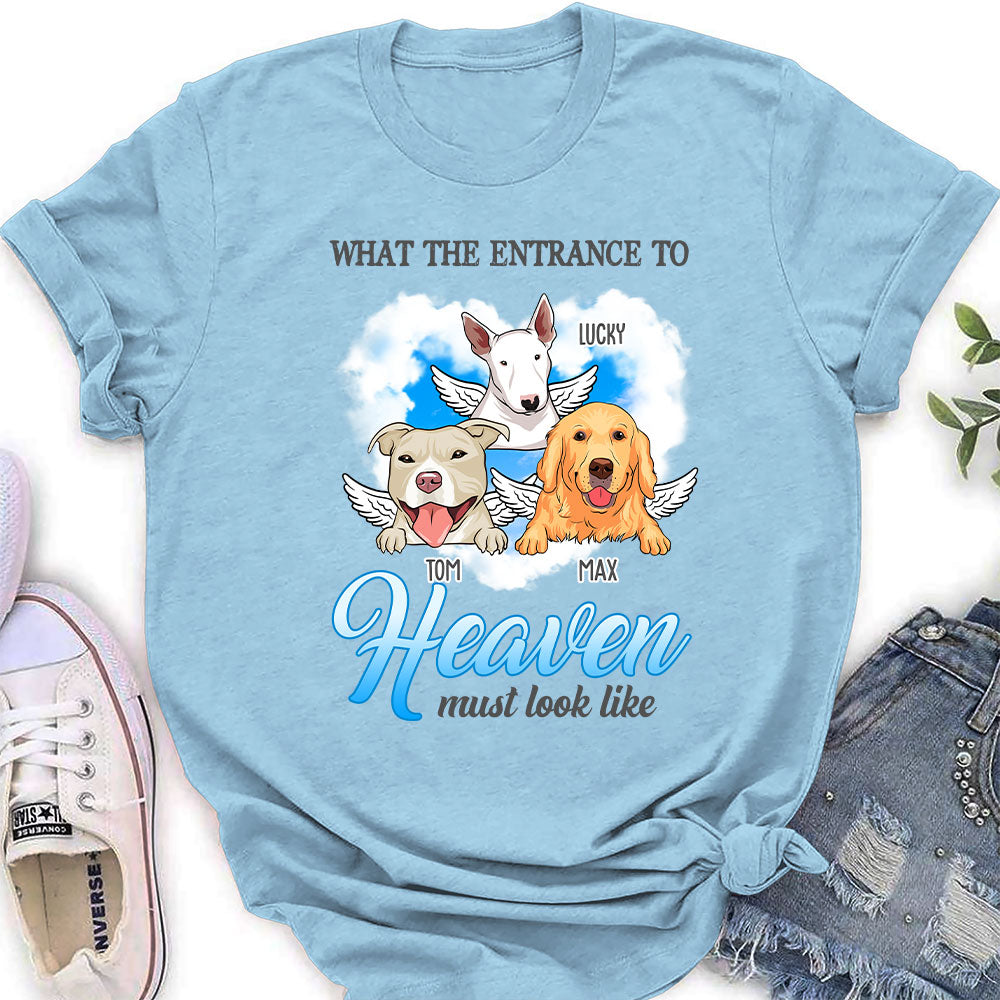Entrance To Heaven - Personalized Custom Women's T-shirt