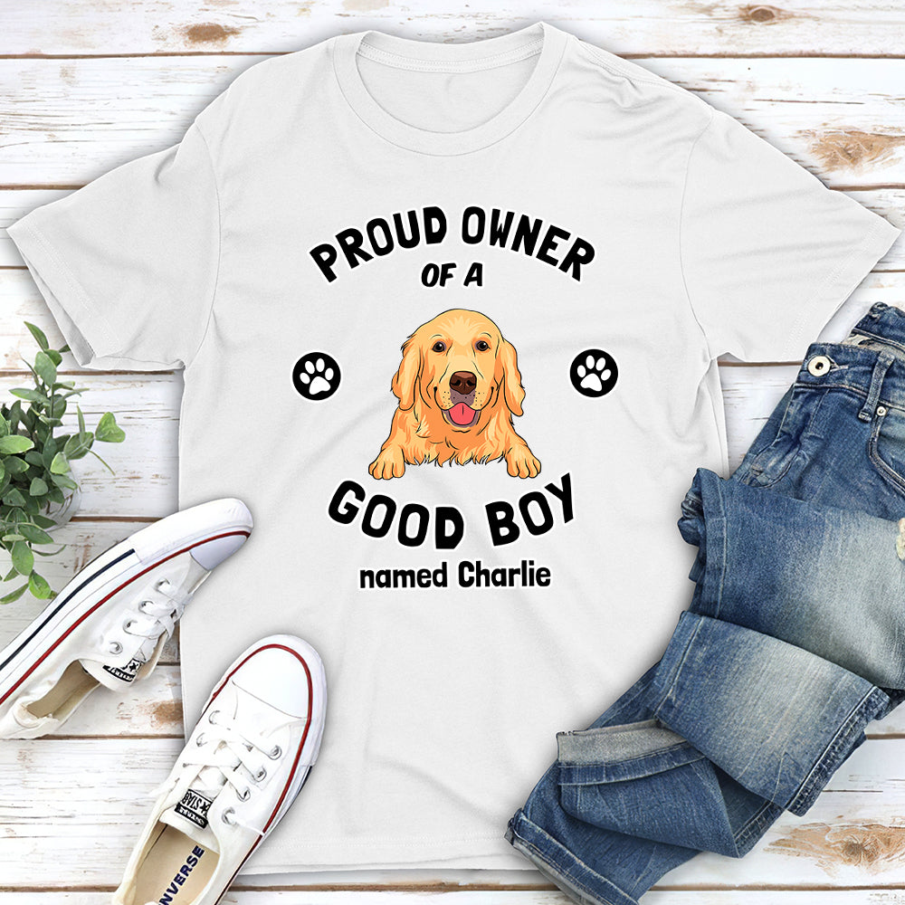 Proud Dog Owner - Personalized Custom Unisex T-shirt