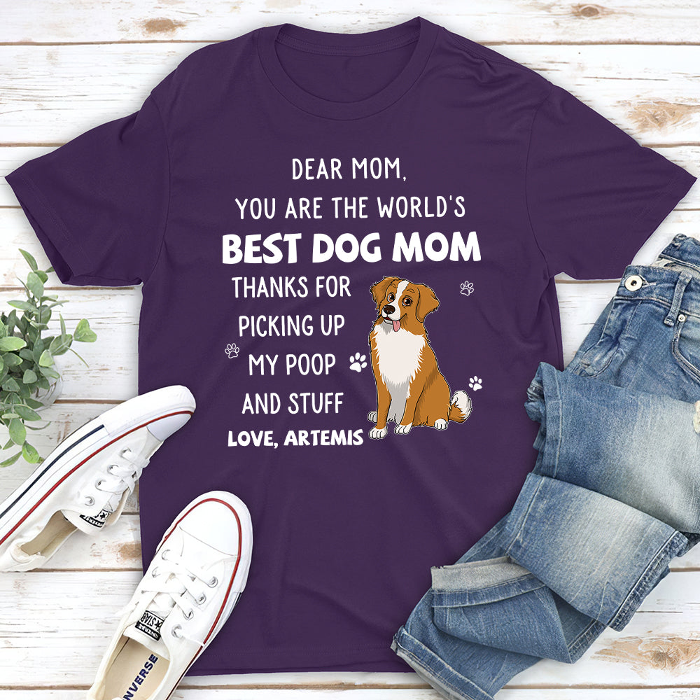Thank You For Picking Up My Poop - Personalized Custom Unisex T-shirt