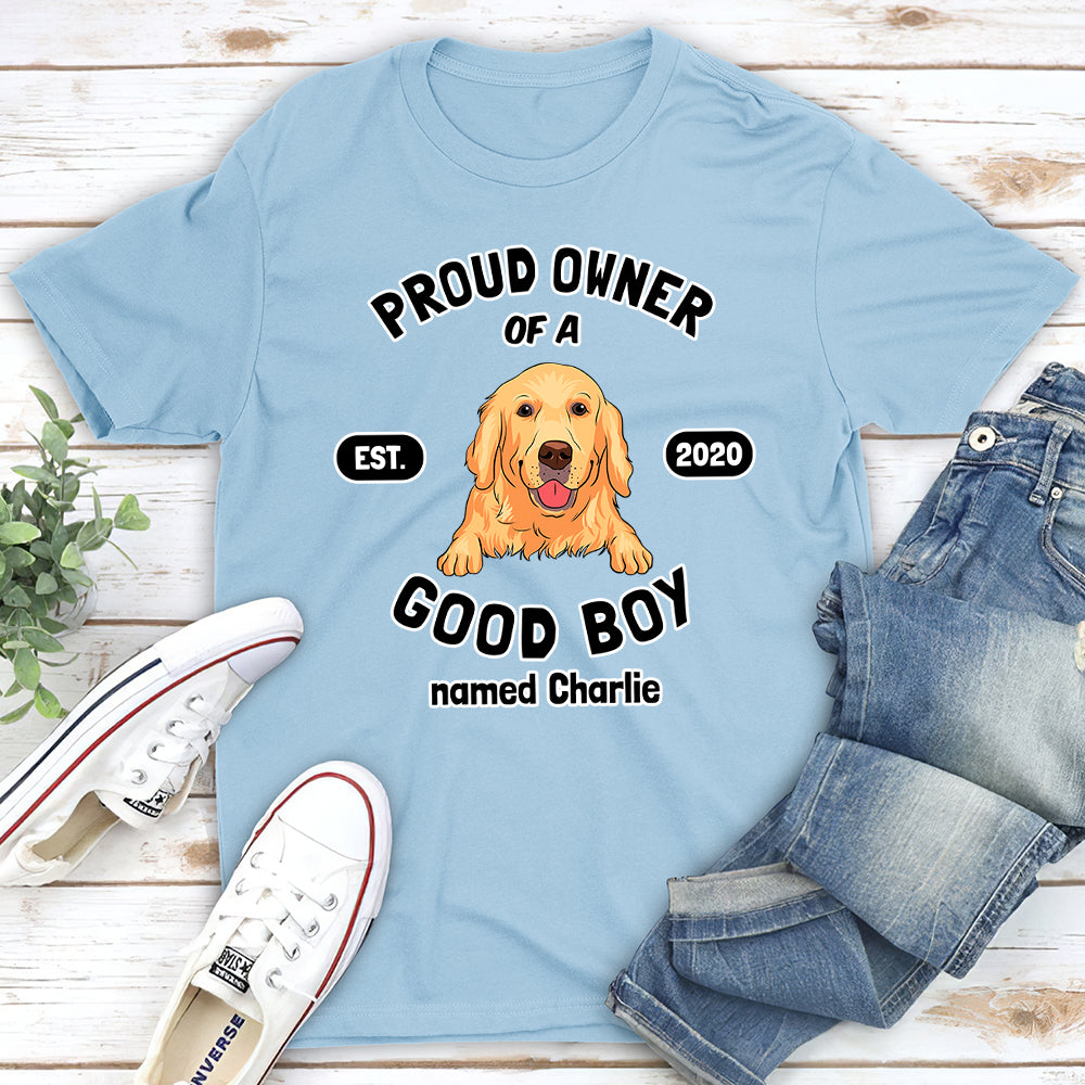Proud Dog Owner - Personalized Custom Unisex T-shirt