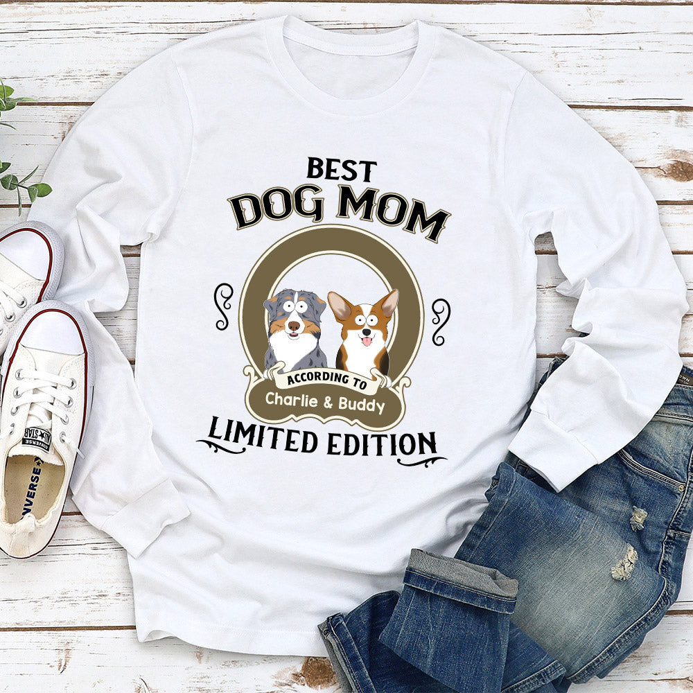 Dog Dad Limited Edition - Personalized Custom Long Sleeve T-shirt
