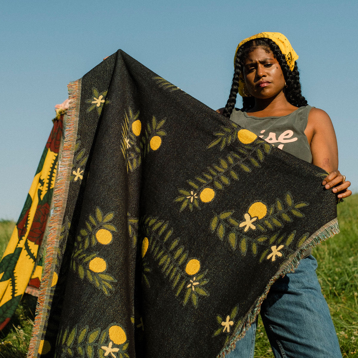 Orange Blossom Festival Blanket