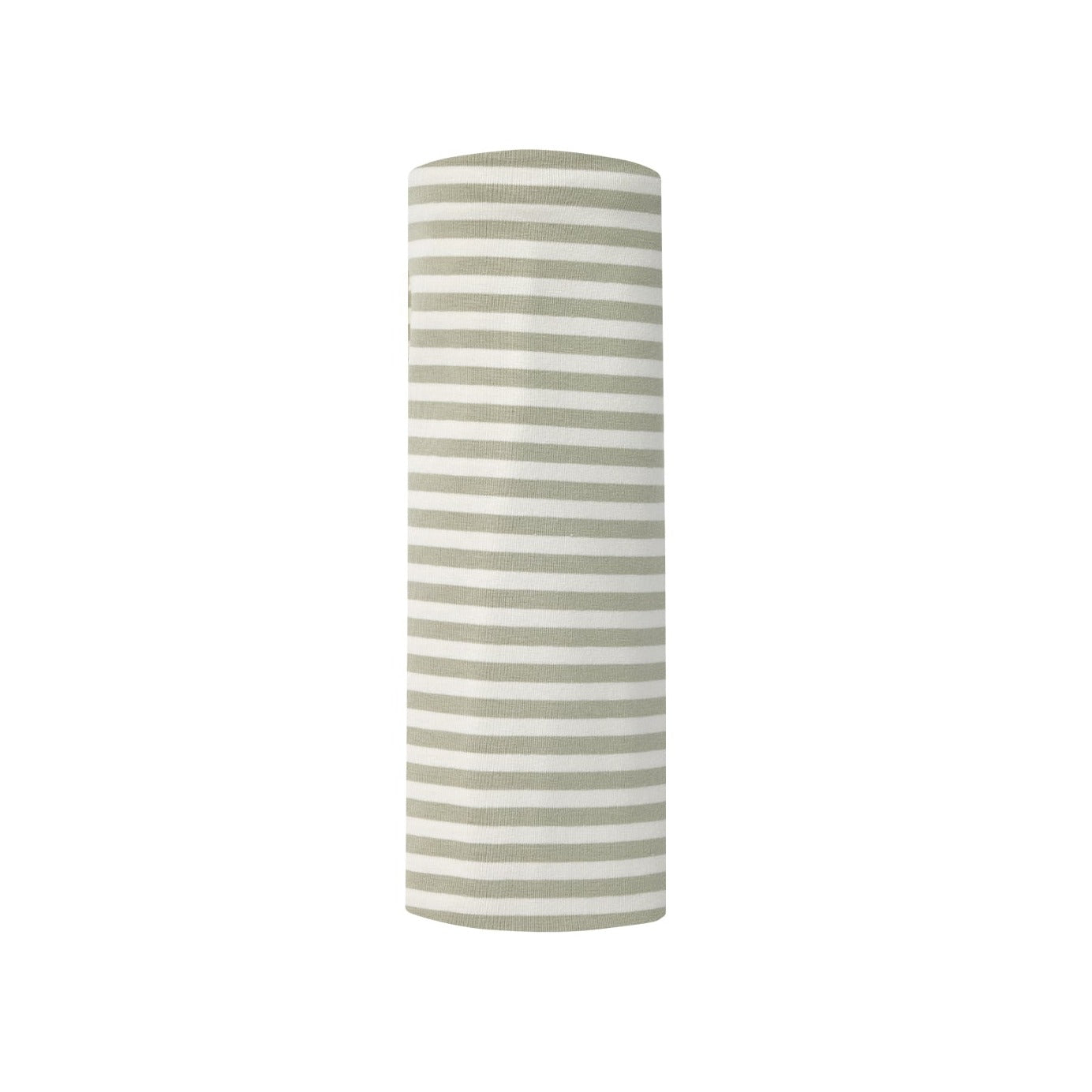 Organic Cotton Swaddle Blanket | Sage Stripe
