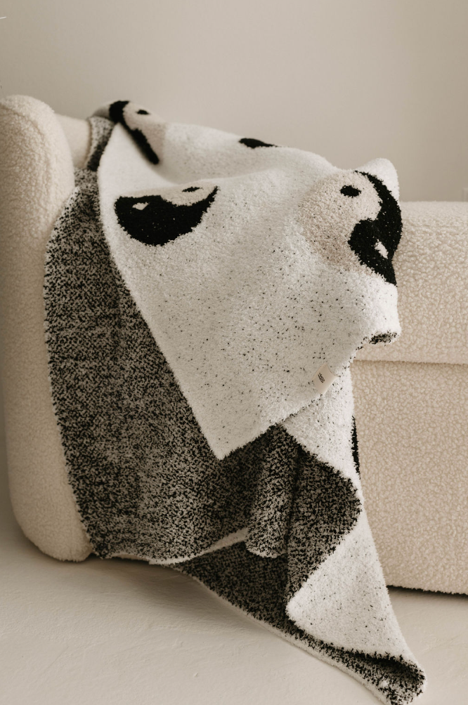 Black & White Yin Yang | Plush Blanket