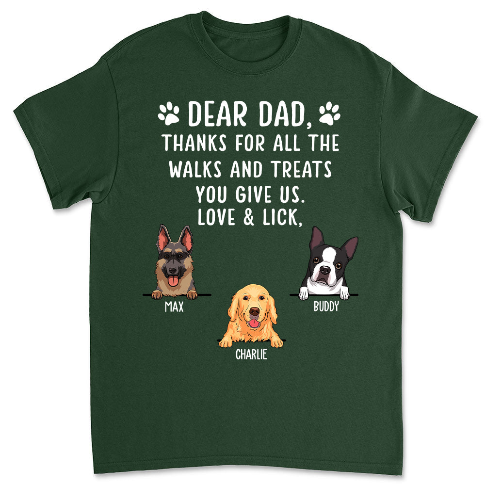Thanks For All The Treats - Personalized Custom Unisex T-shirt