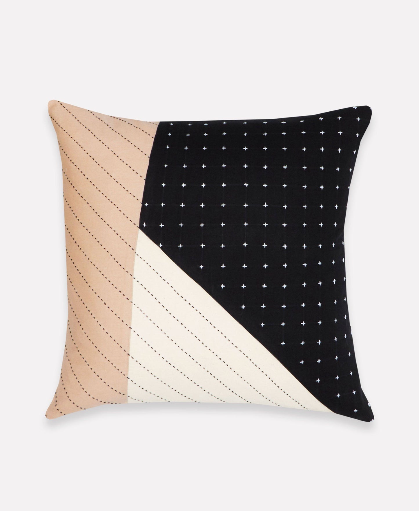 Saral Medium Colorblock Throw Pillow
