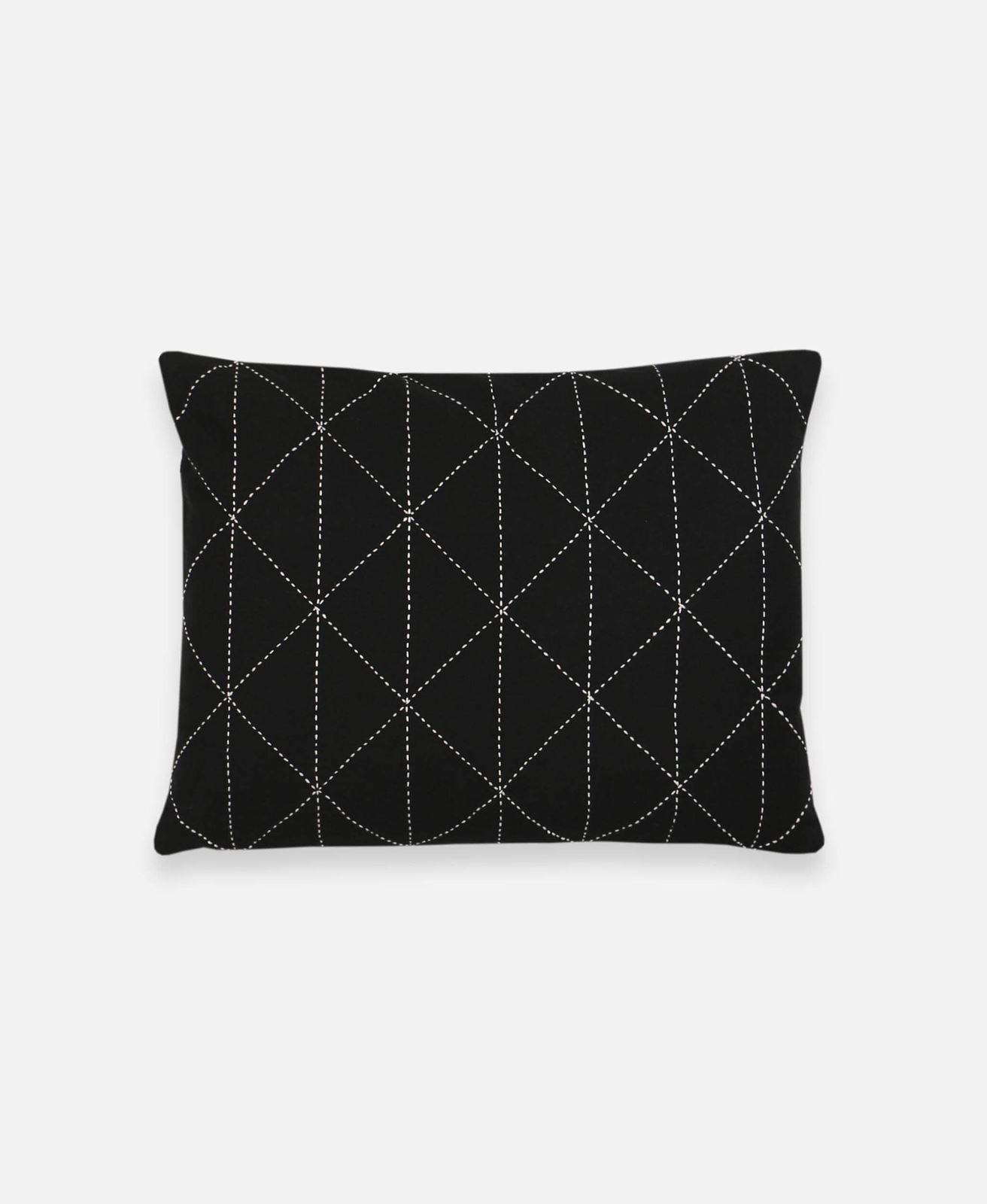Graph Small Throw Pillow - Charcoal