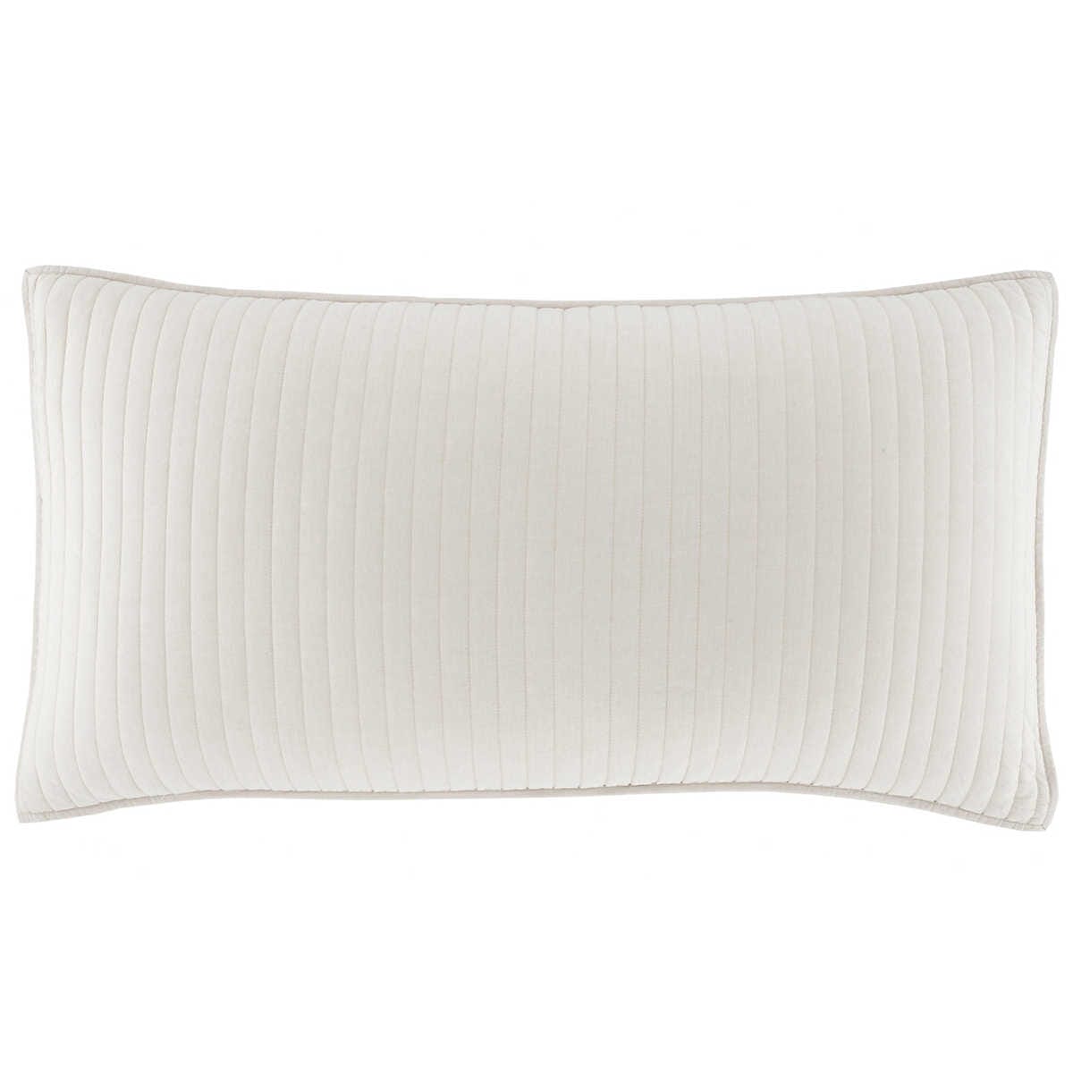 Cozy Cotton Natural Quilted Sham Pillowcases & Shams King