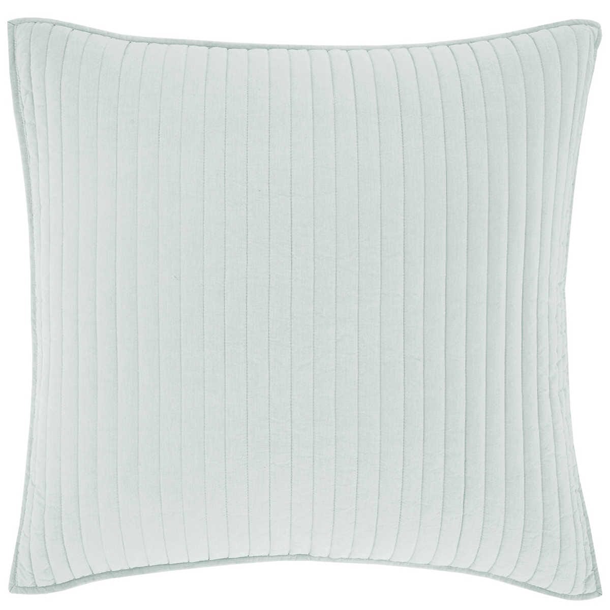 Cozy Cotton Sky Quilted Sham Pillowcases & Shams Euro