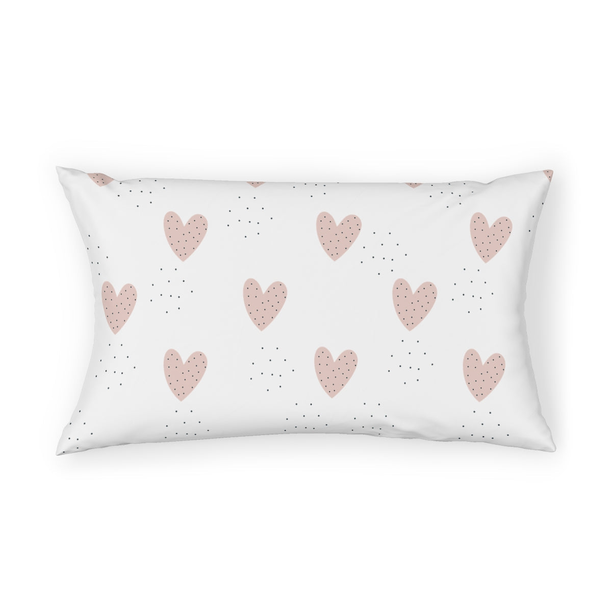 Girl Pillow Sham Pink Hearts, Baby Girl Nursery Bedding | Pippa + June