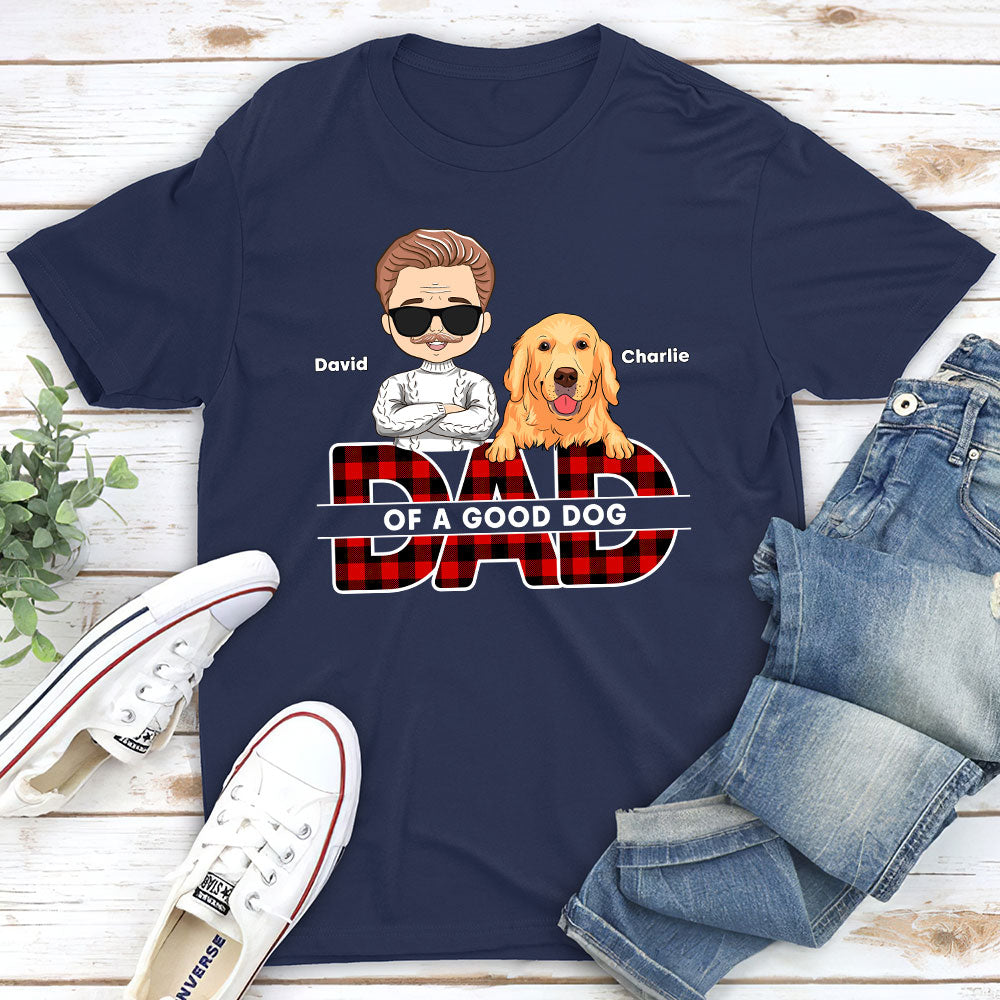 Dad Of Good Dogs - Personalized Custom Premium T-shirt