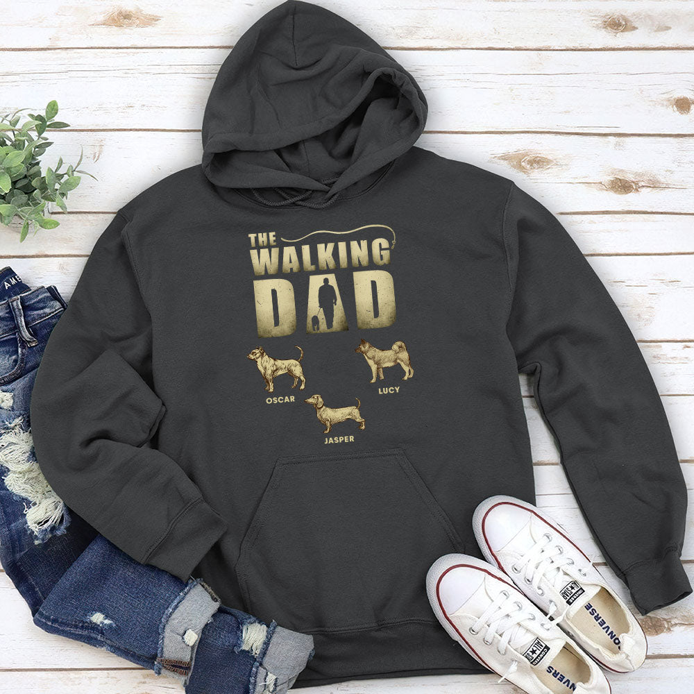 Walking Dad Vintage - Personalized Custom Hoodie