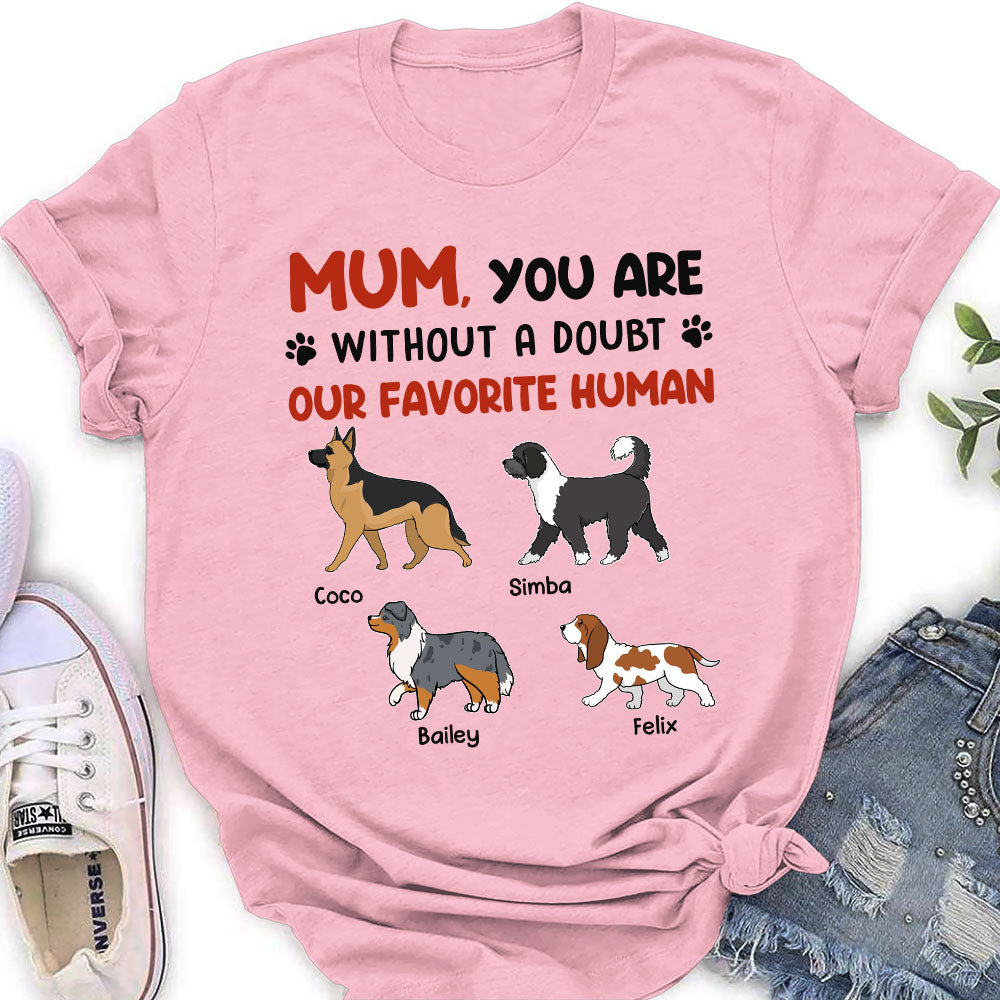 Favorite Hooman No Doubt - Personalized Custom Women's T-shirt