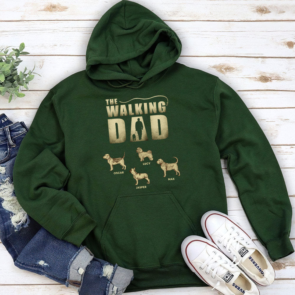 Walking Dad Vintage - Personalized Custom Hoodie