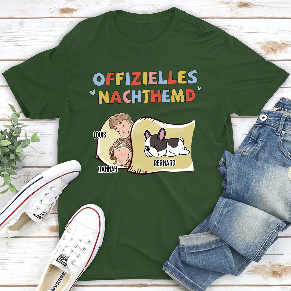 Nachthemd Für Paare 2 - Personalisiertes Premium T-Shirt