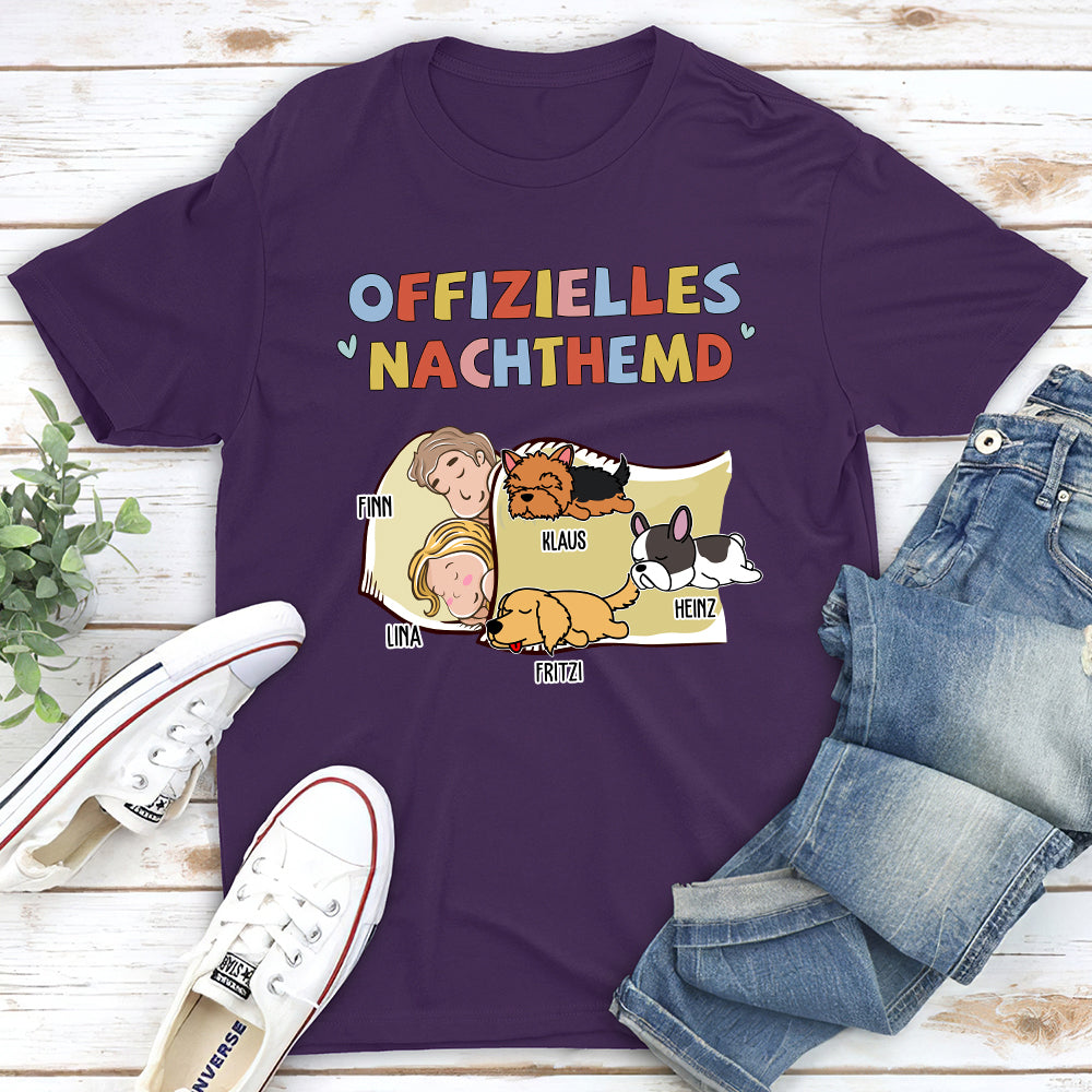 Nachthemd Für Paare 2 - Personalisiertes Premium T-Shirt