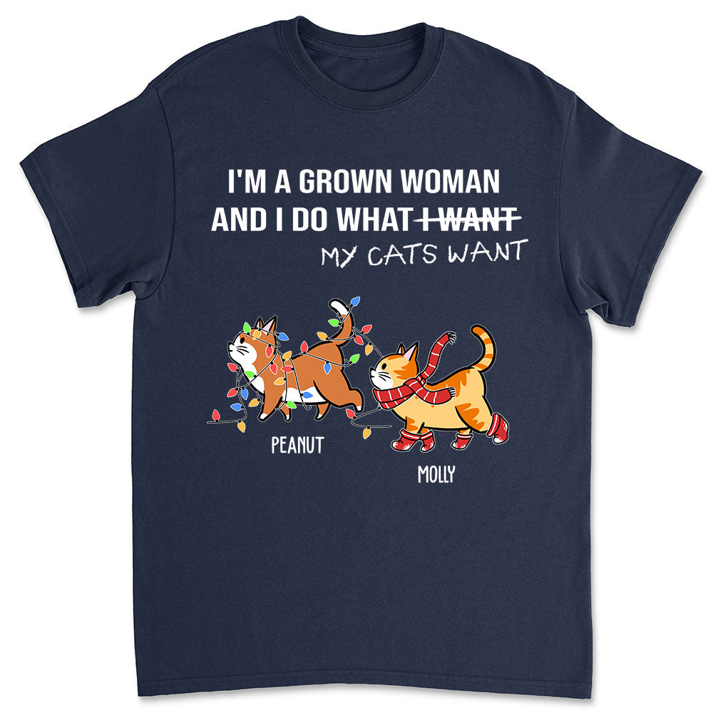 Do What My Cat Wants - Personalized Custom Unisex T-shirt