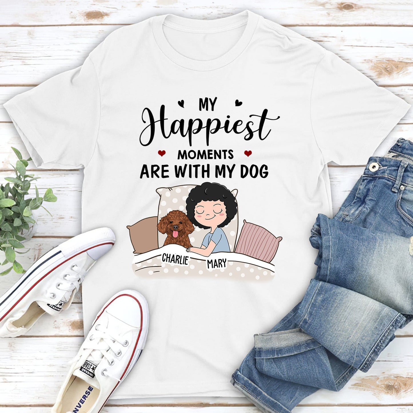 Happiest Moments - Personalized Custom Unisex T-shirt