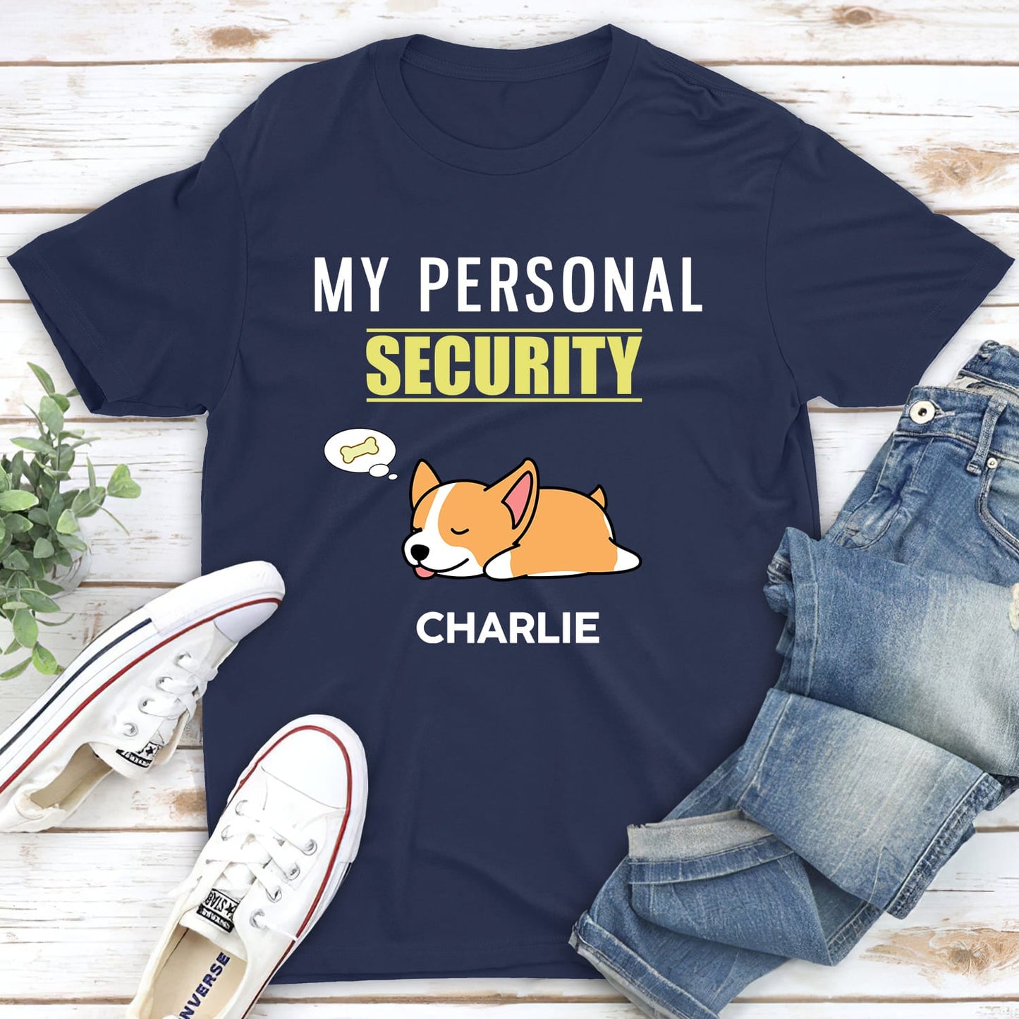 Personal Security - Personalized Custom Unisex T-shirt