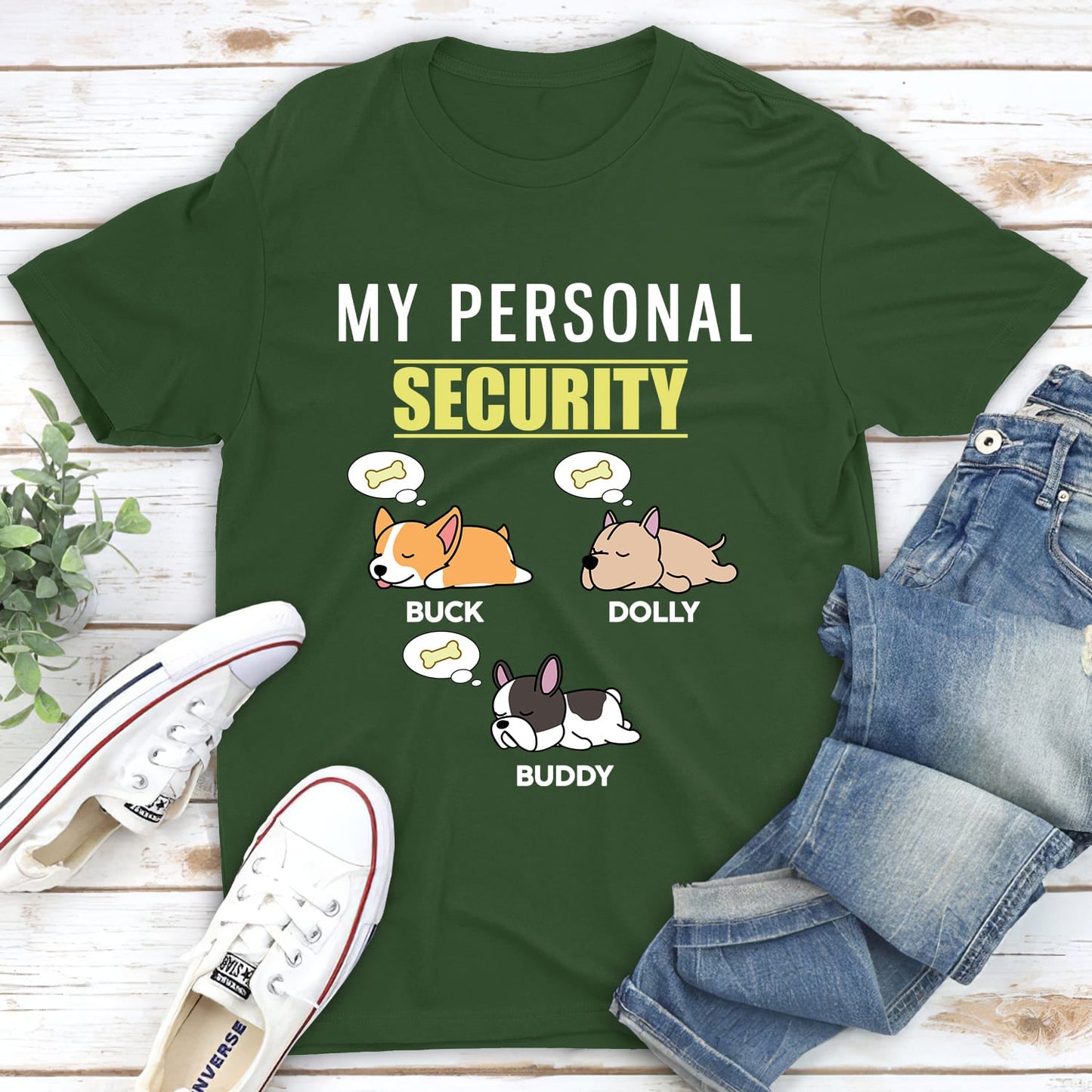 Personal Security - Personalized Custom Unisex T-shirt
