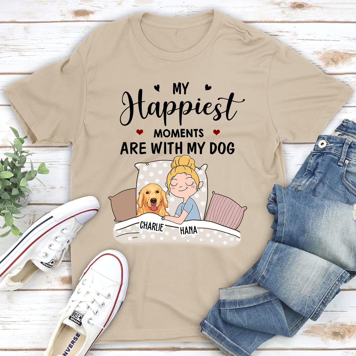 Happiest Moments - Personalized Custom Unisex T-shirt