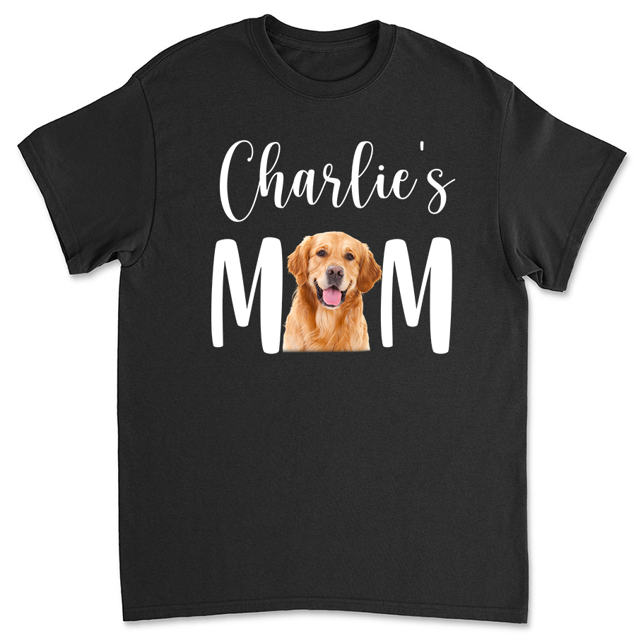 Dog Mom/Dad - Personalized Custom Photo Unisex T-shirt