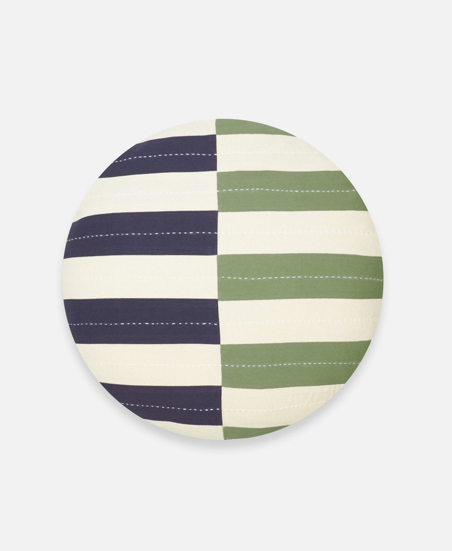 Offset Round Throw Pillow