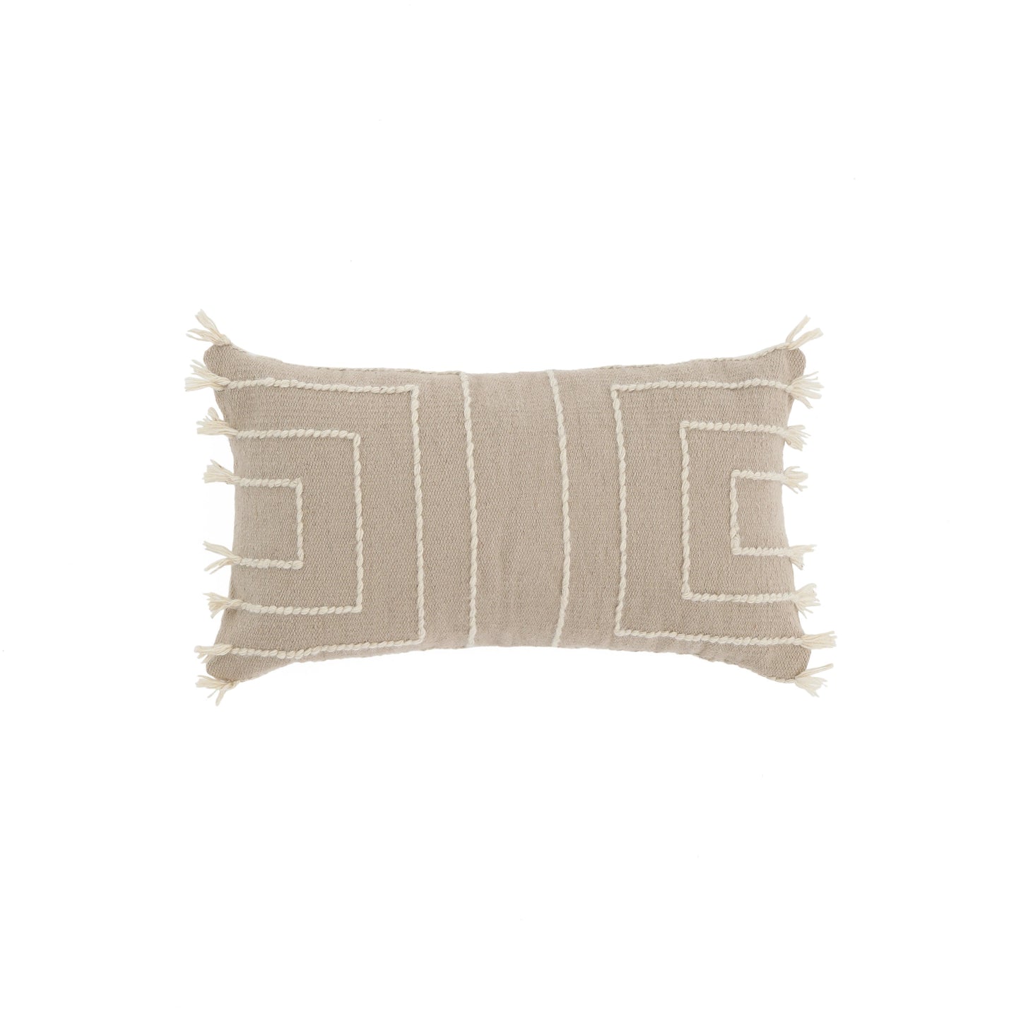 Ridge Wool Throw Pillow Cover