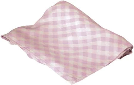 gingham swaddling blanket