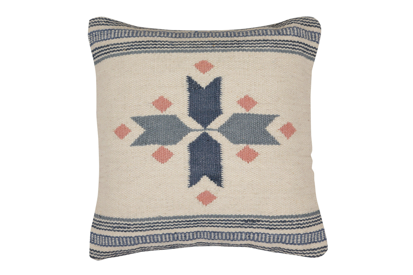 Star Cross Wool Throw Pillow Cover