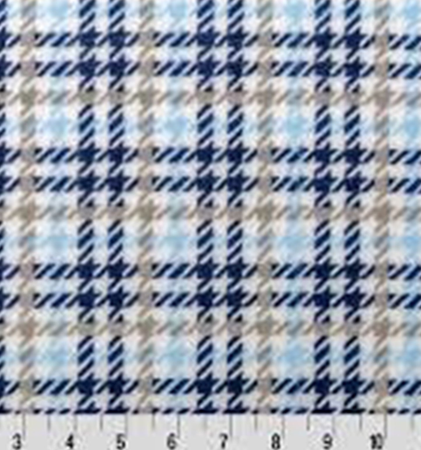 Baby Blue Houndstooth