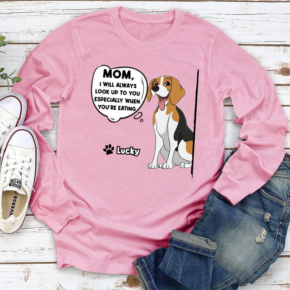 To My Human- Personalized Custom Long Sleeve T-shirt
