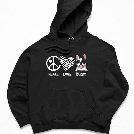 Peace And Love - Personalized Custom Hoodie
