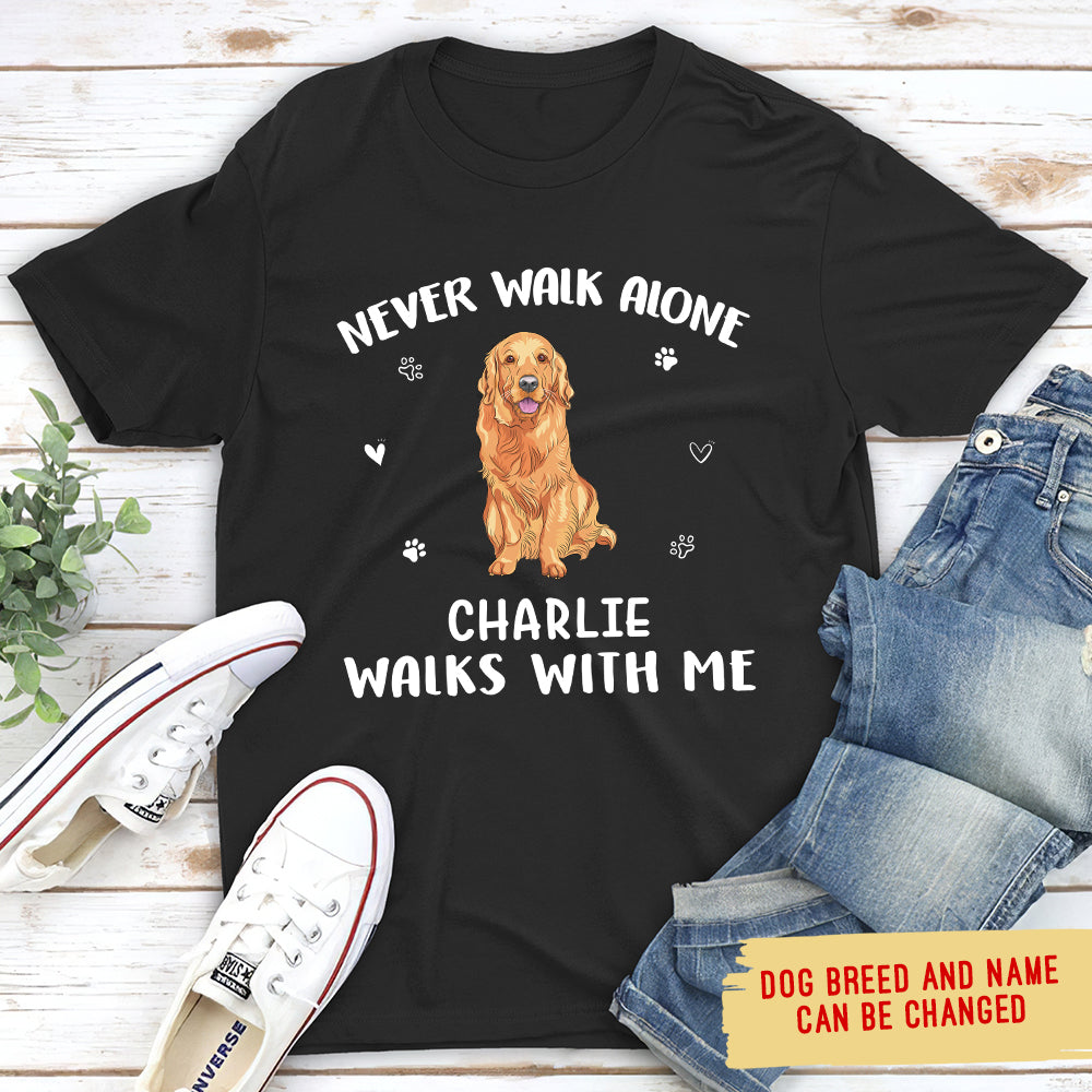 Walk With Me - Personalized Custom Unisex T-shirt