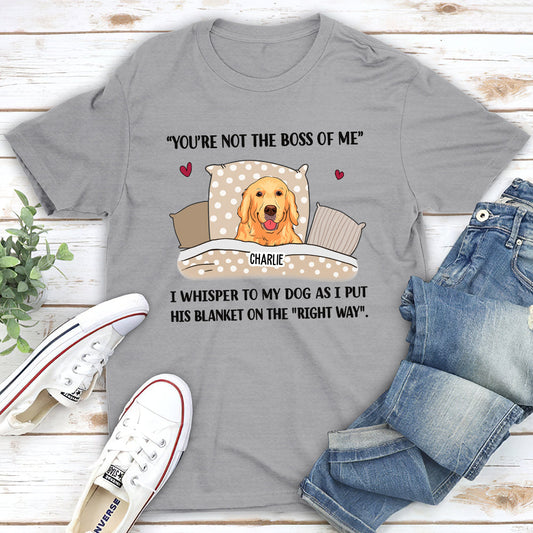 Not The Boss - Personalized Custom Unisex T-shirt