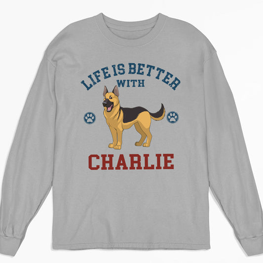 Retro Life Is Better - Personalized Custom Long Sleeve T-shirt