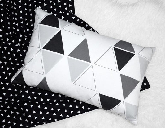 Flippy Triangles Accent Pillow