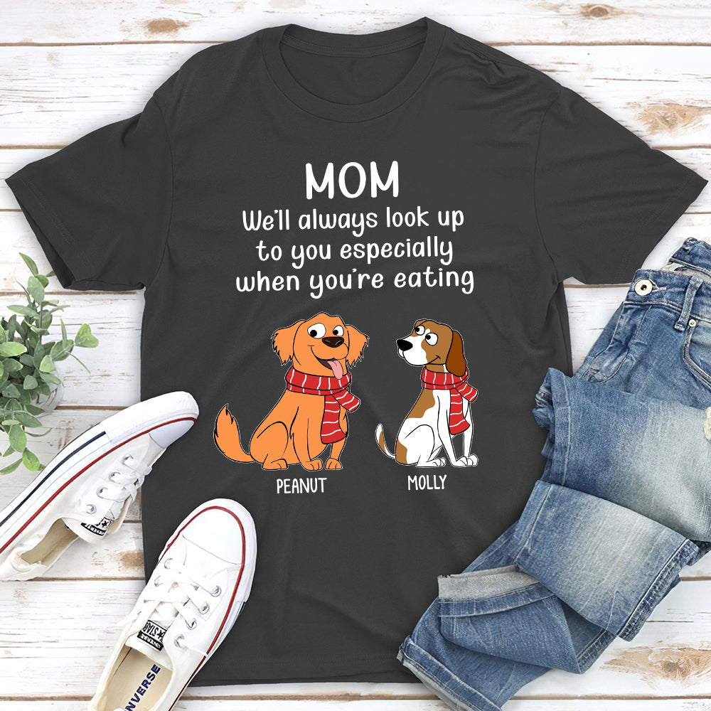 When You're Eating - Personalized Custom Unisex T-shirt