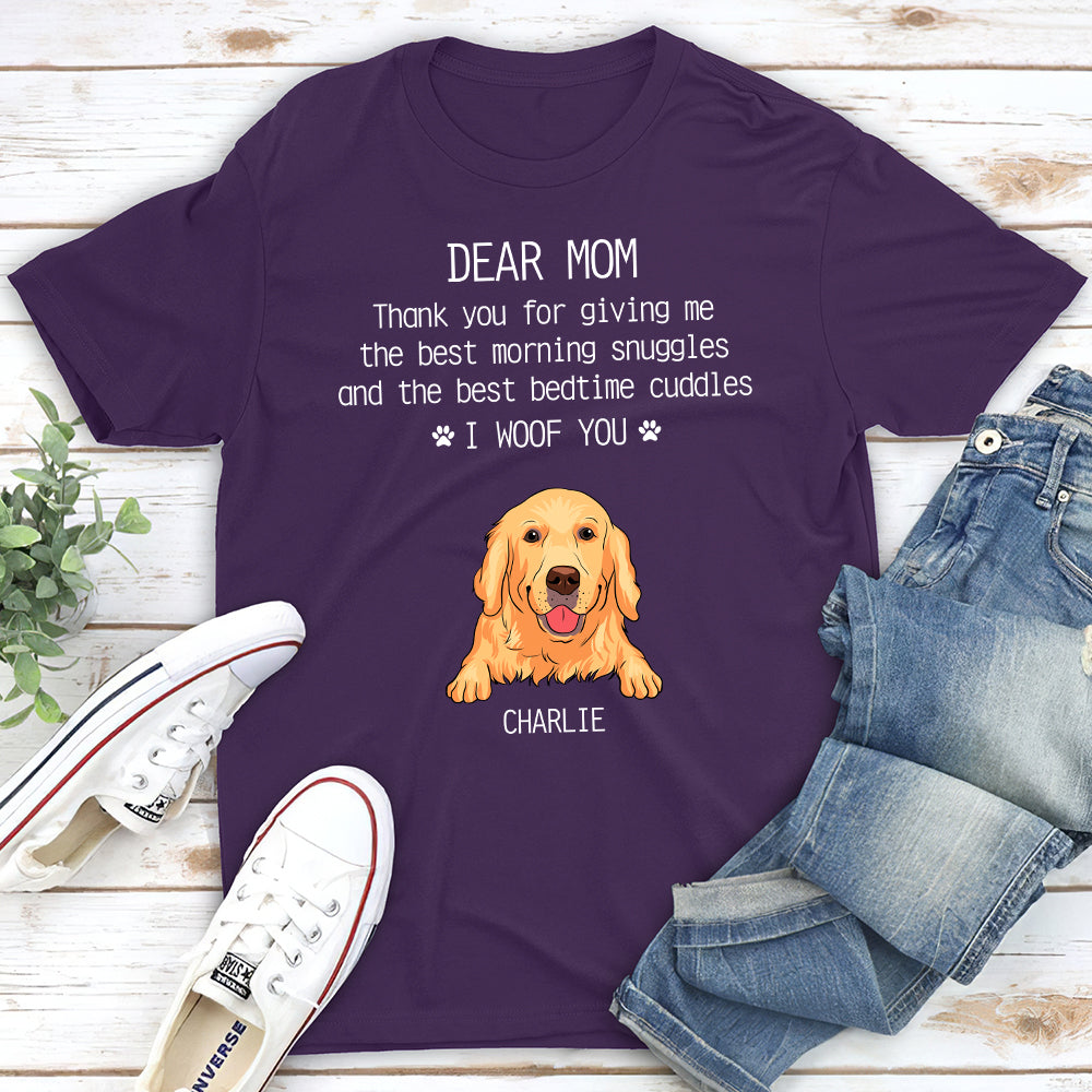 Snuggles and Cuddles - Personalized Custom Unisex T-shirt