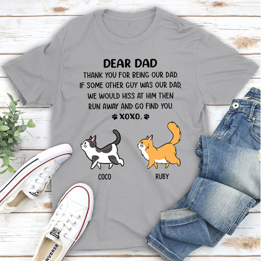 Dear Cat Mom - Personalized Custom Unisex T-shirt