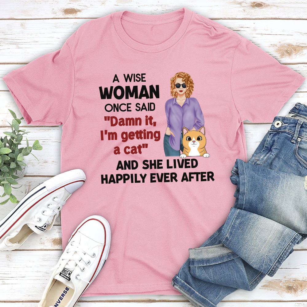 A Wise Woman - Personalized Custom Unisex T-shirt