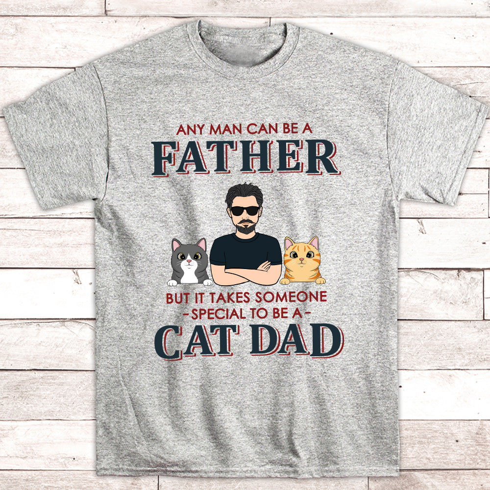 Special Cat Dad - Personalized Custom Unisex T-shirt