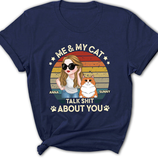Talk Shit About You - Personalized Custom Women's T-shirt