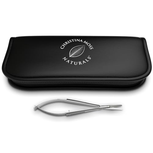 Facial Scissors Shaped Like Tweezers, Use As Beard Trimmer, Nose Hair Trimmer, Eyebrow Trimmer & Cuticle Scissors, Medical Grade Steel, Handcrafted for Precision & Designed For Comfort and Longevity