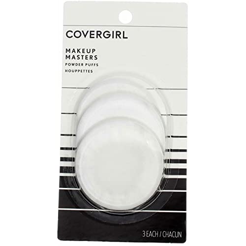 CoverGirl Make-Up Masters Powder Puffs, 3 ea (Pack of 8)