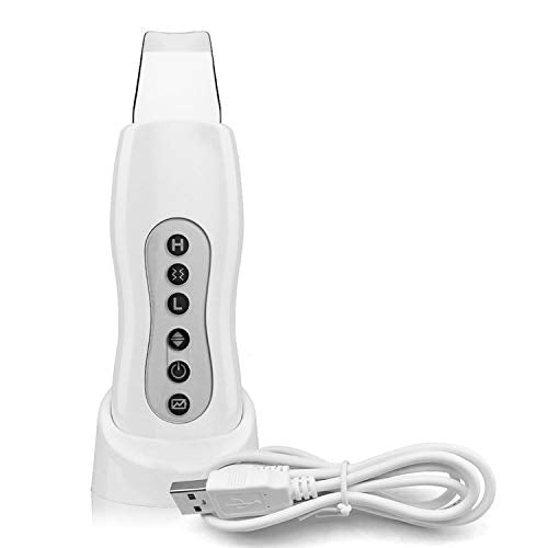 NORLANYA Skin Scrubber Spatula Blackhead Removal Skin Peeling Extractor Pores Cleanser Facial Scrubber - Gentle Hydro-Exfoliation - Cordless