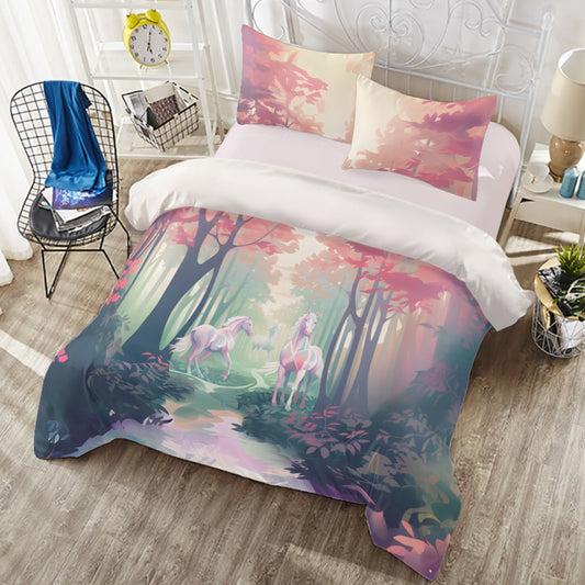 Duvet Set - Pink Forest