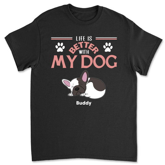Better With My Fur Kids - Personalized Custom Unisex T-shirt