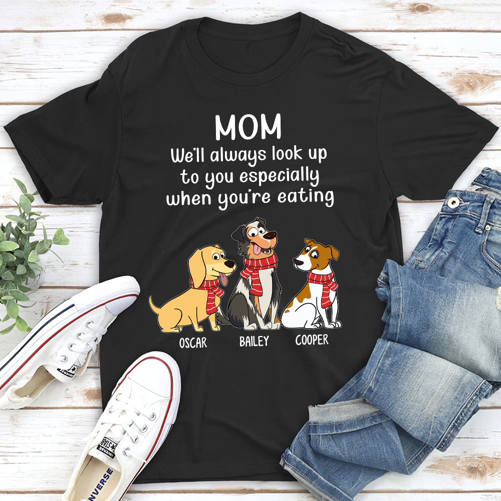 When You're Eating - Personalized Custom Unisex T-shirt